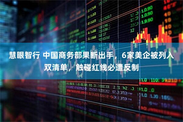 慧眼智行 中国商务部果断出手，6家美企被列入双清单，触碰红线必遭反制